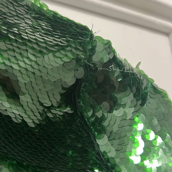 House of CB Green Sequin Holiday Dress - Picture 10 of 10